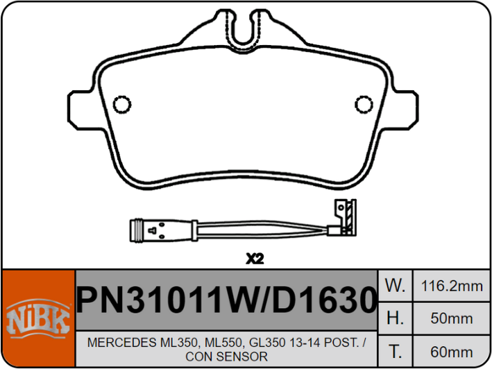 Producto NiBK PN31011W