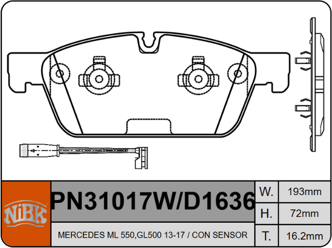 Producto NiBK PN31017W