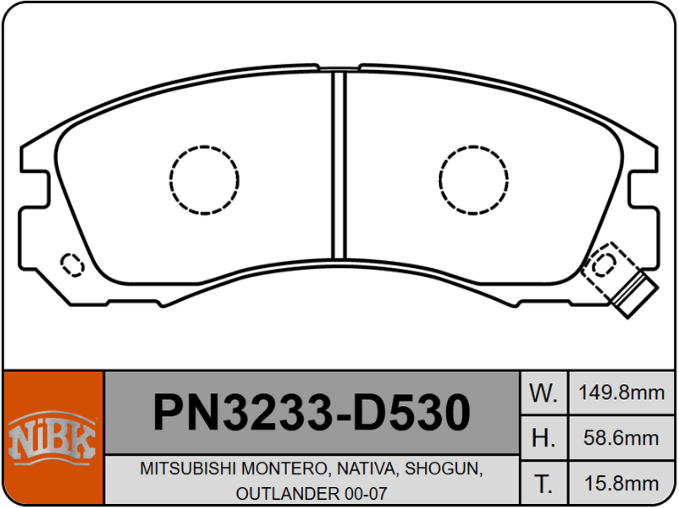Producto NiBK PN3233