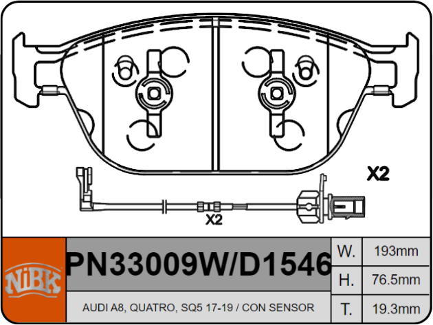 Producto NiBK PN33009W