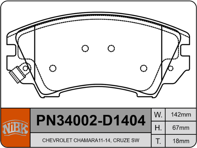 Producto NiBK PN34002
