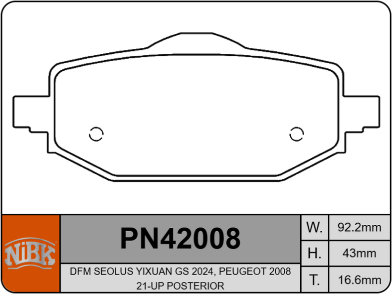 Producto NiBK PN42008