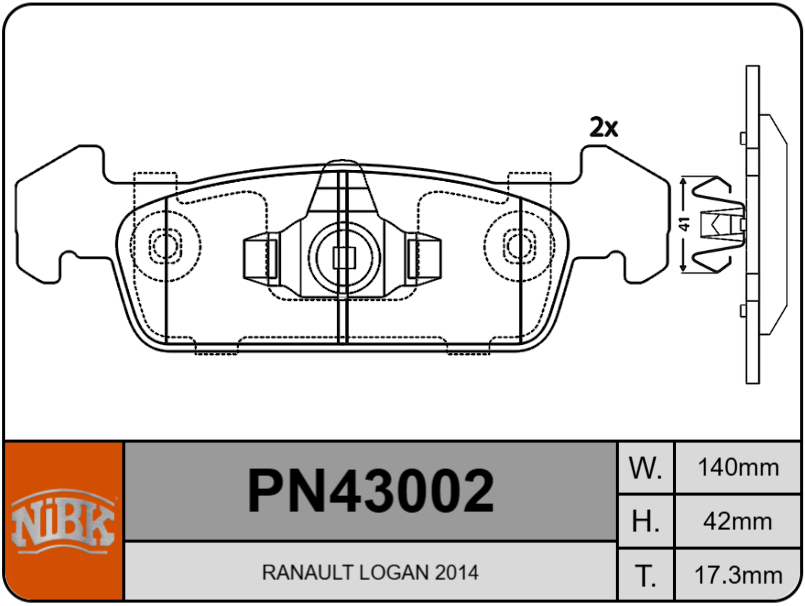 Producto NiBK PN43002