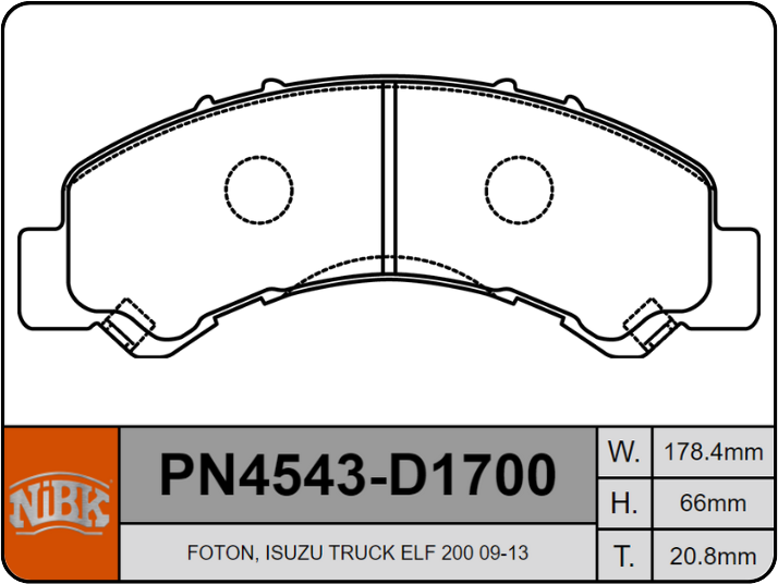Producto NiBK PN4543