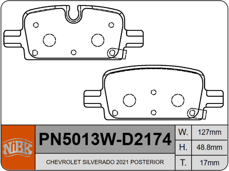 Producto NiBK PN5013W