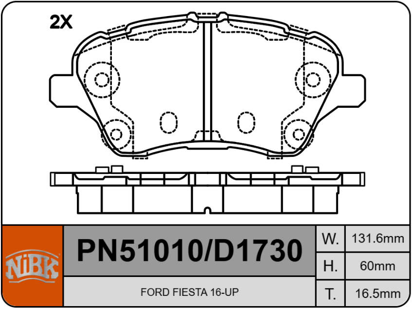 Producto NiBK PN51010