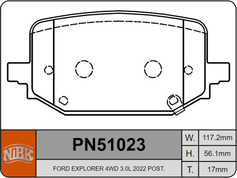 Producto NiBK PN51023