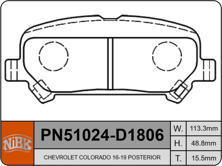 Producto NiBK PN51024