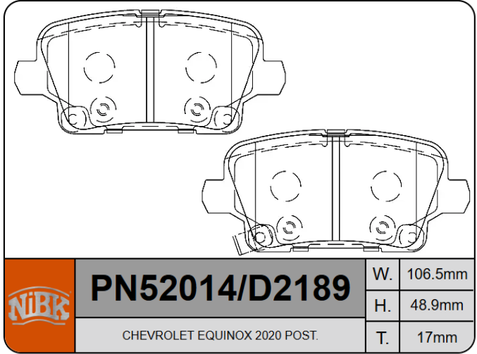 Producto NiBK PN52014