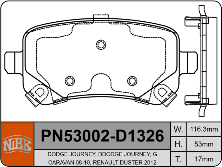 Producto NiBK PN53002
