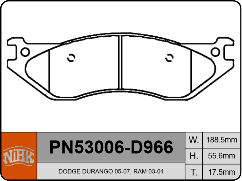Producto NiBK PN53006