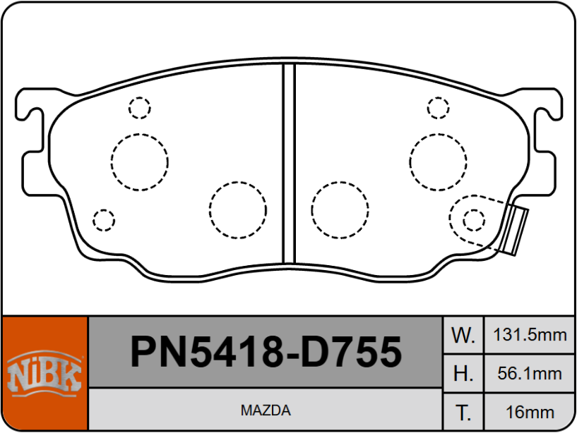 Producto NiBK PN5418