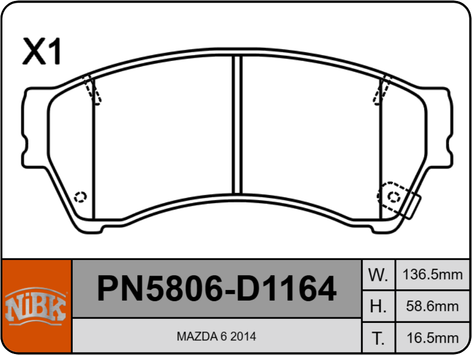 Producto NiBK PN5806