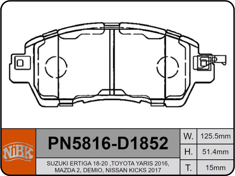 Producto NiBK PN5816