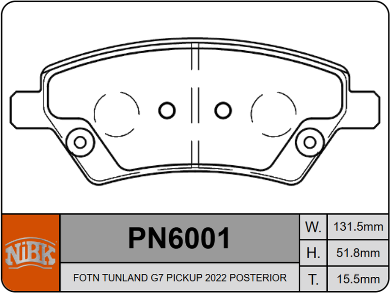 Producto NiBK PN6001