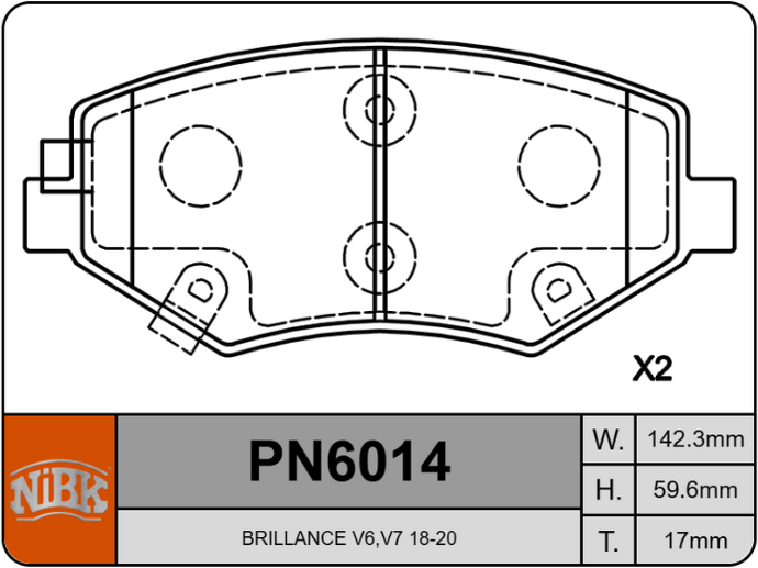 Producto NiBK PN6014