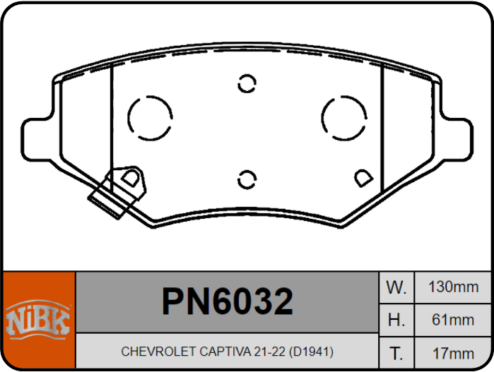 Producto NiBK PN6032