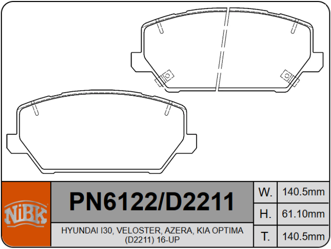 Producto NiBK PN6122