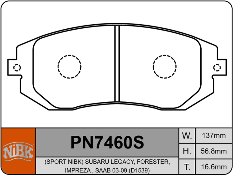 Producto NiBK PN7460S
