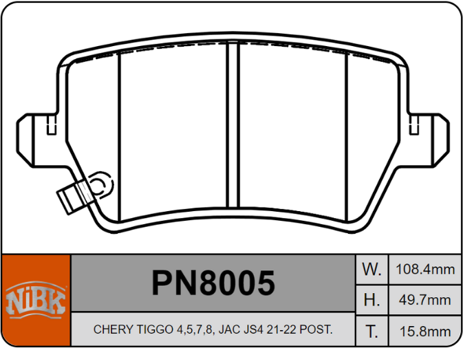 Producto NiBK PN8005