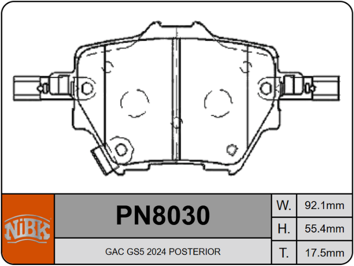 Producto NiBK PN8030