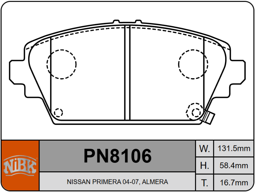 Producto NiBK PN8106