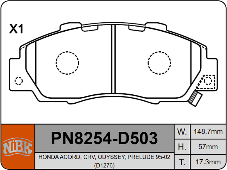 Producto NiBK PN8254