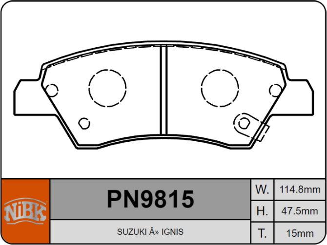 Producto NiBK PN9815