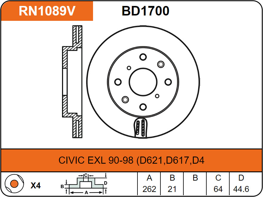 Producto NiBK RN1089V