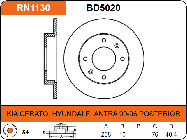 Producto NiBK RN1130