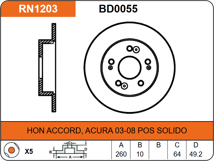 Producto NiBK RN1203