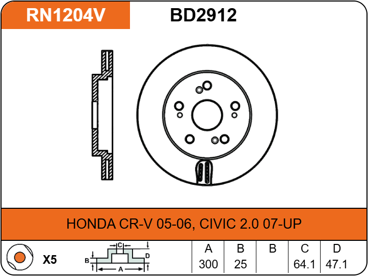 Producto NiBK RN1204V