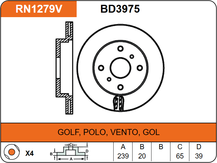 Producto NiBK RN1279V