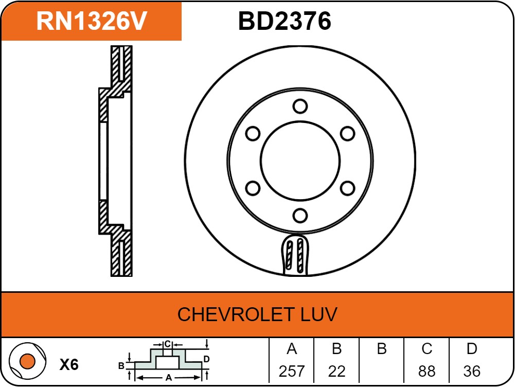 Producto NiBK RN1326V