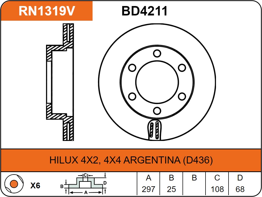 Producto NiBK RN1329V