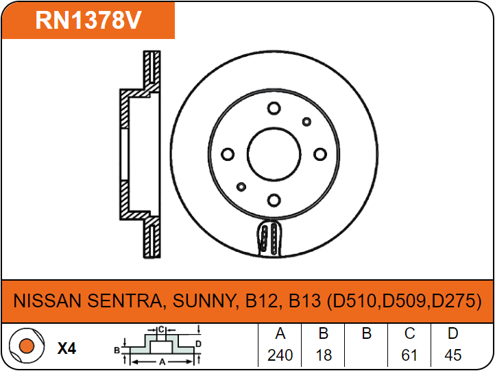 Producto NiBK RN1378V