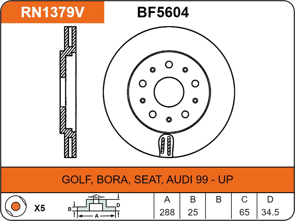 Producto NiBK RN1379V