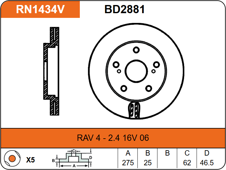 Producto NiBK RN1434V