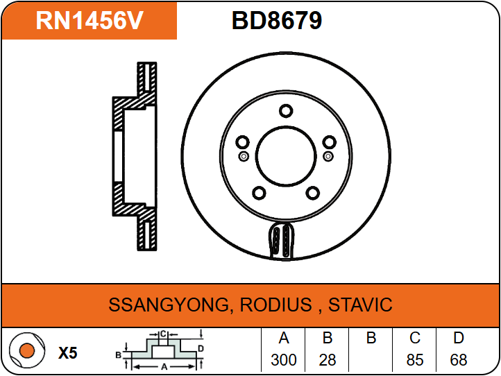 Producto NiBK RN1456V