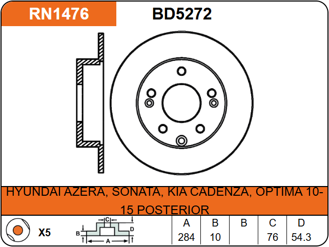 Producto NiBK RN1476