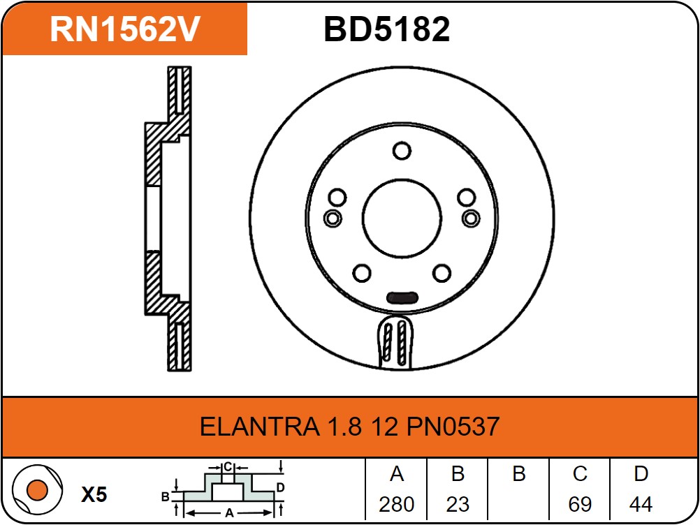 Producto NiBK RN1562V