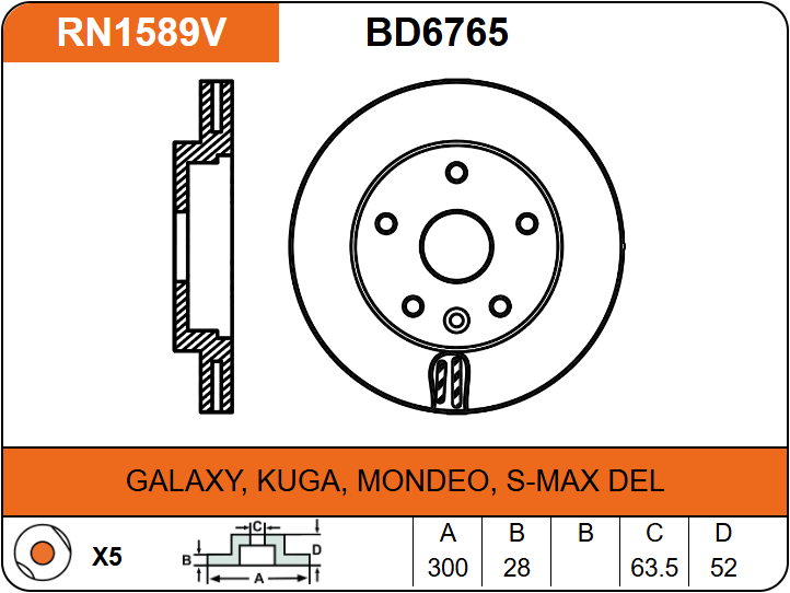 Producto NiBK RN1589V