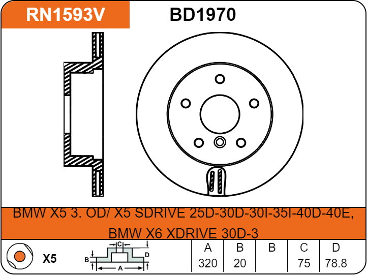 Producto NiBK RN1593V