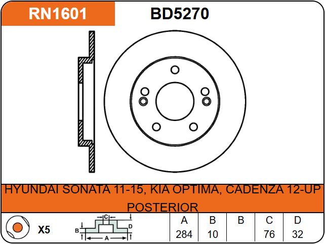 Producto NiBK RN1601
