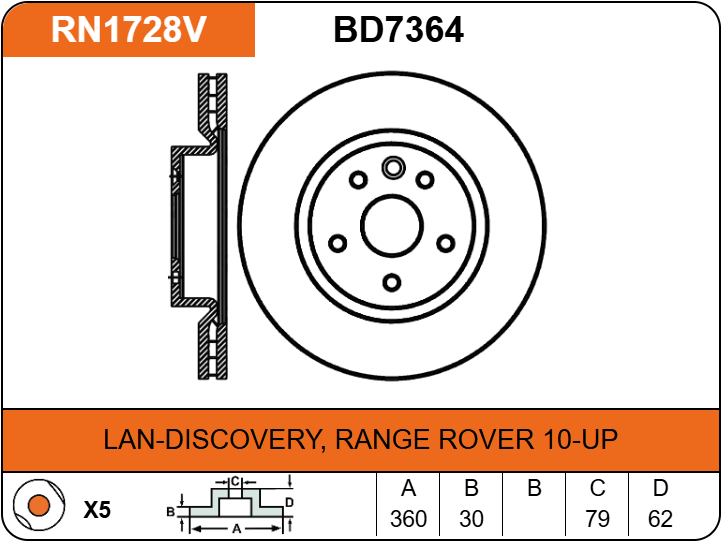 Producto NiBK RN1728V
