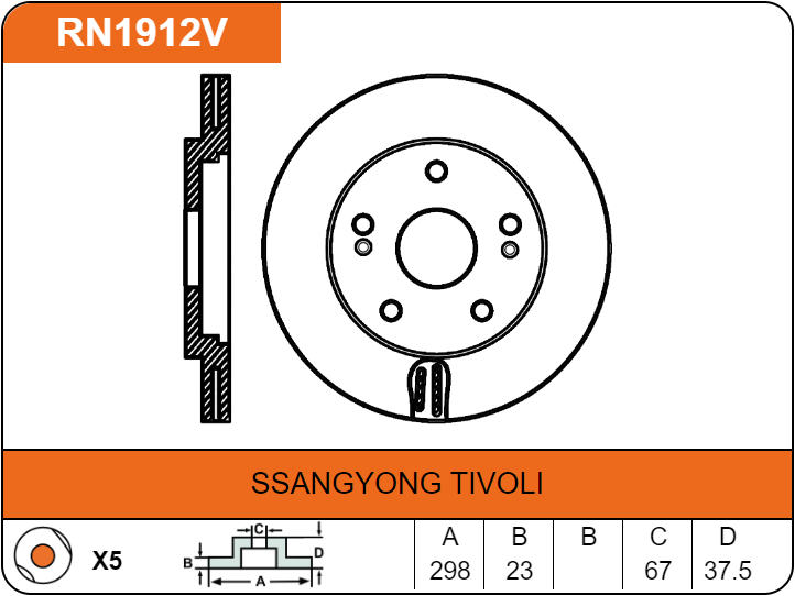 Producto NiBK RN1912V