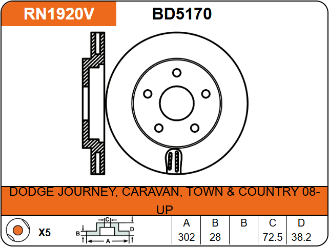 Producto NiBK RN1920V