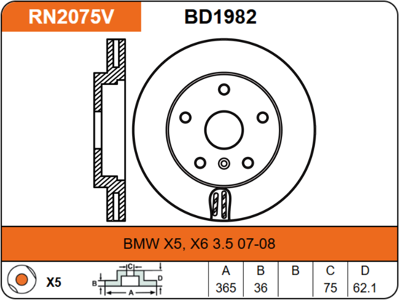 Producto NiBK RN2075V