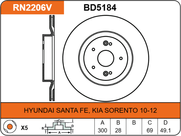Producto NiBK RN2206V