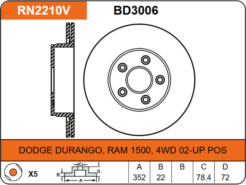 Producto NiBK RN2210V